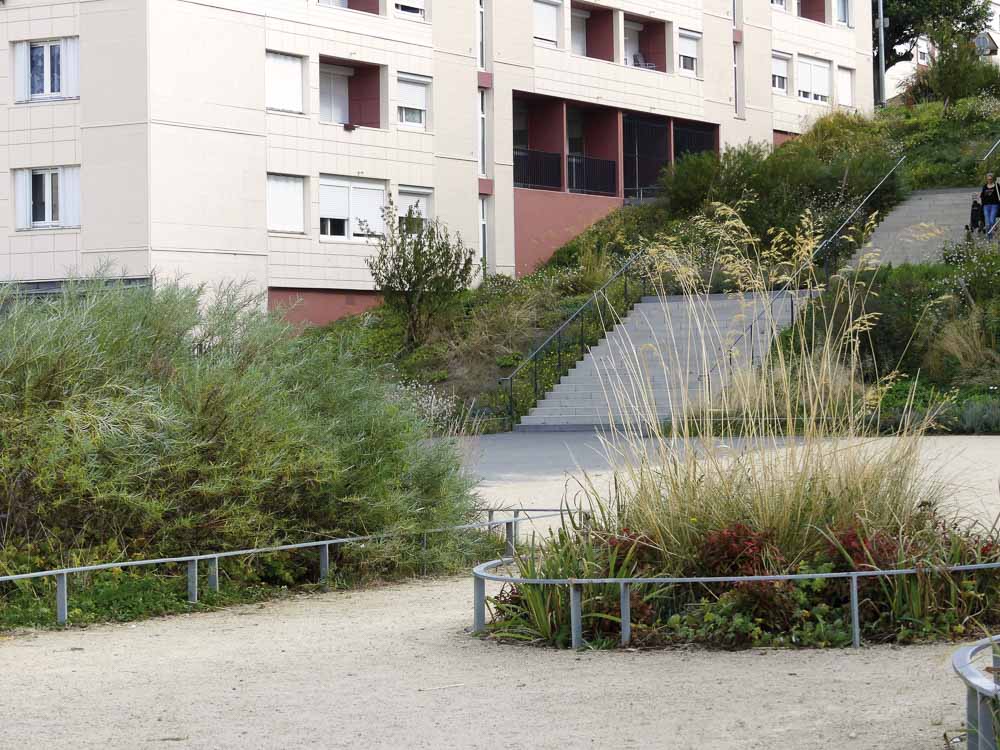 Place de l'Europe à Coulaines